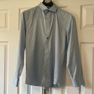 Men’s dress shirt baby blue